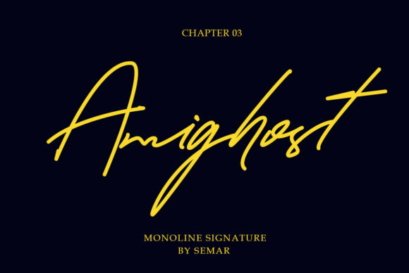 Amighost: A Handwritten Font for Modern Web Design