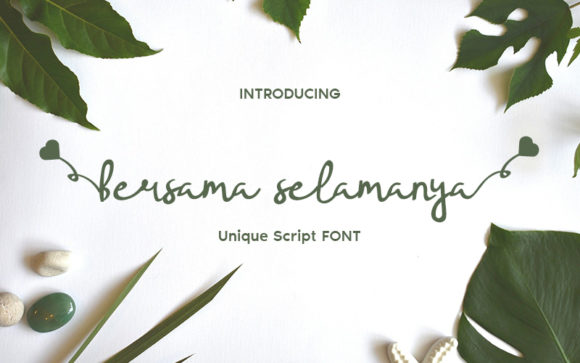 Bersama Selamanya: A Script Font for Warm Branding Projects