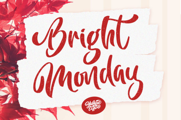 Bright Monday: A Script Font That Elevates Digital Branding