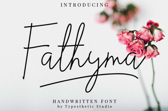 Fathyma: A Stylish Script Font for Branding Projects