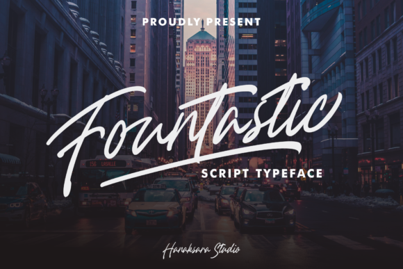 Fountastic: A Script Font That Elevates Digital Branding