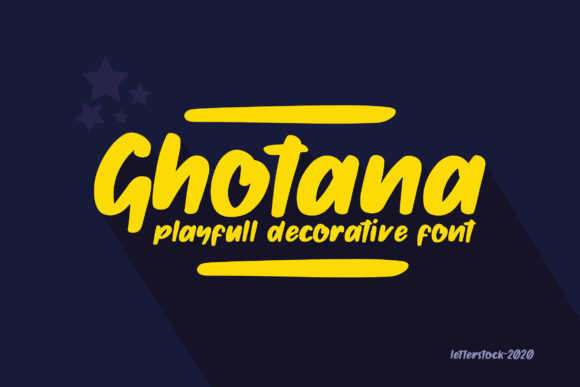 Ghotana: The Bold Handwritten Font That Speaks Volumes
