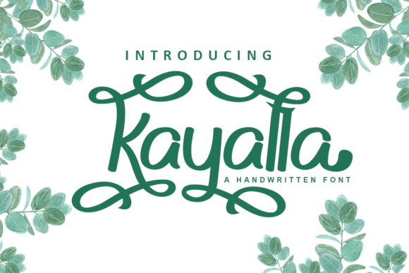 Kayalla: A Handwritten Font for Professional Branding