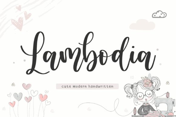 Lambodia: A Handwritten Font for Modern Editorial Design
