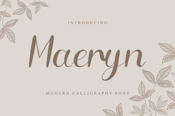 Maeryn: A Handwritten Font That Elevates Your Craft