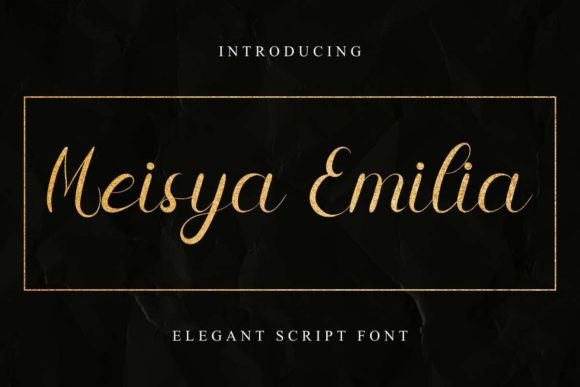 Meisya Emilia Font for Handmade Creations