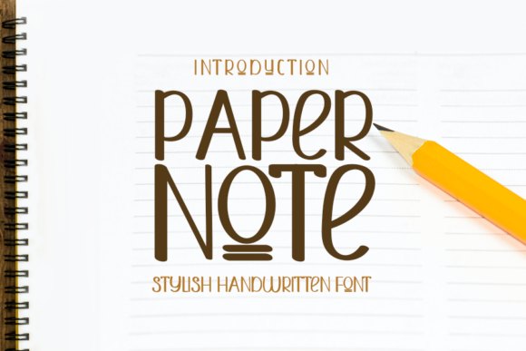 Paper Note: A Stylish Font for Your Brand