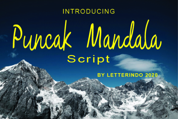 Puncak Mandala Script Font Review