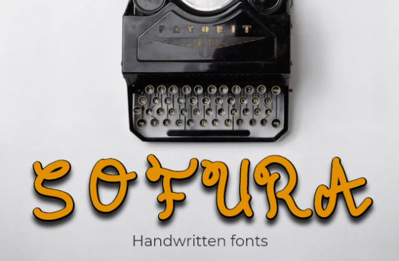Sofura: A Handwritten Font for Editorial Warmth and Character