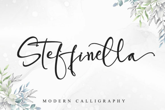 Steffinella: A Handwritten Font for Modern Web Design