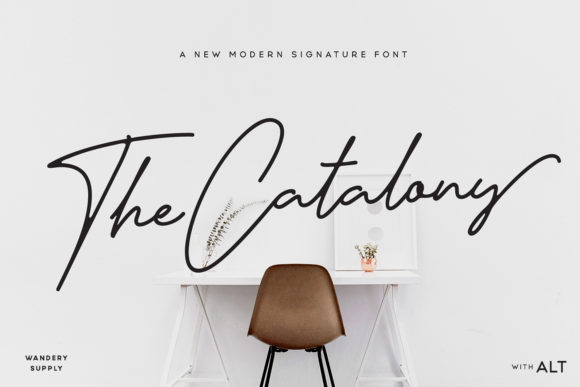 The Catalony Font for Digital Creativity