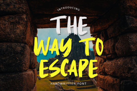 The Way to Escape: A Font That Speaks