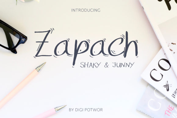 Zapach Font for Web Design: A Handwritten Touch with Digital Appeal